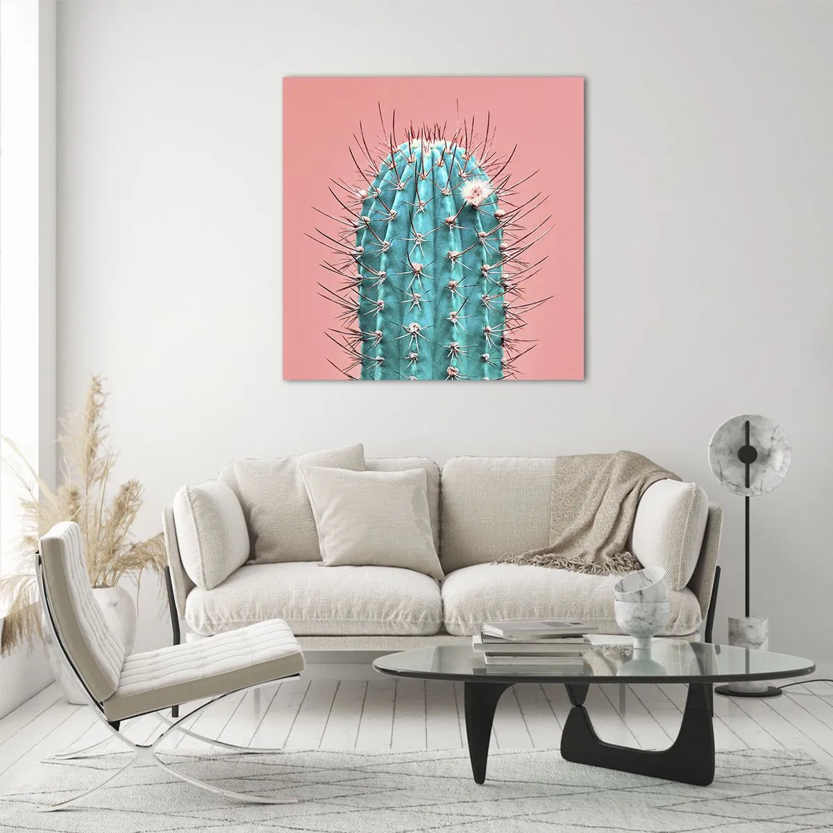 Tablou pe sticlă - Doar privește - 60x60 cm