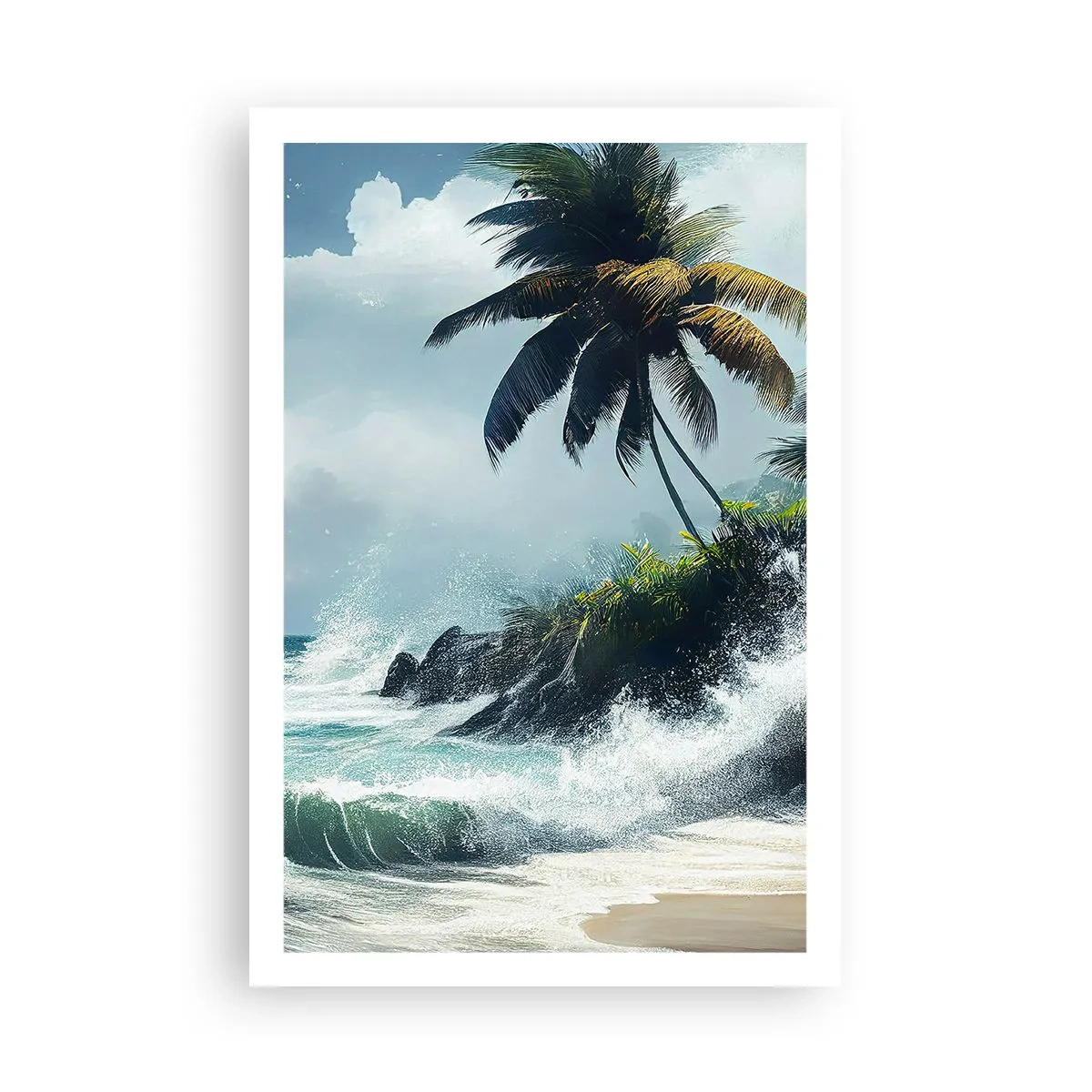 Poster - Pe un țărm tropical - 61x91 cm