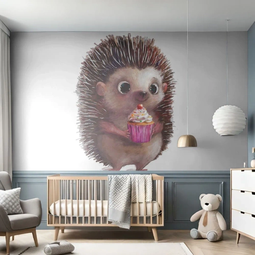 Tapet Premium Sand - Fiecare zi este o sărbătoare - Pentru copii, Arici, Basm - 100x70 cm