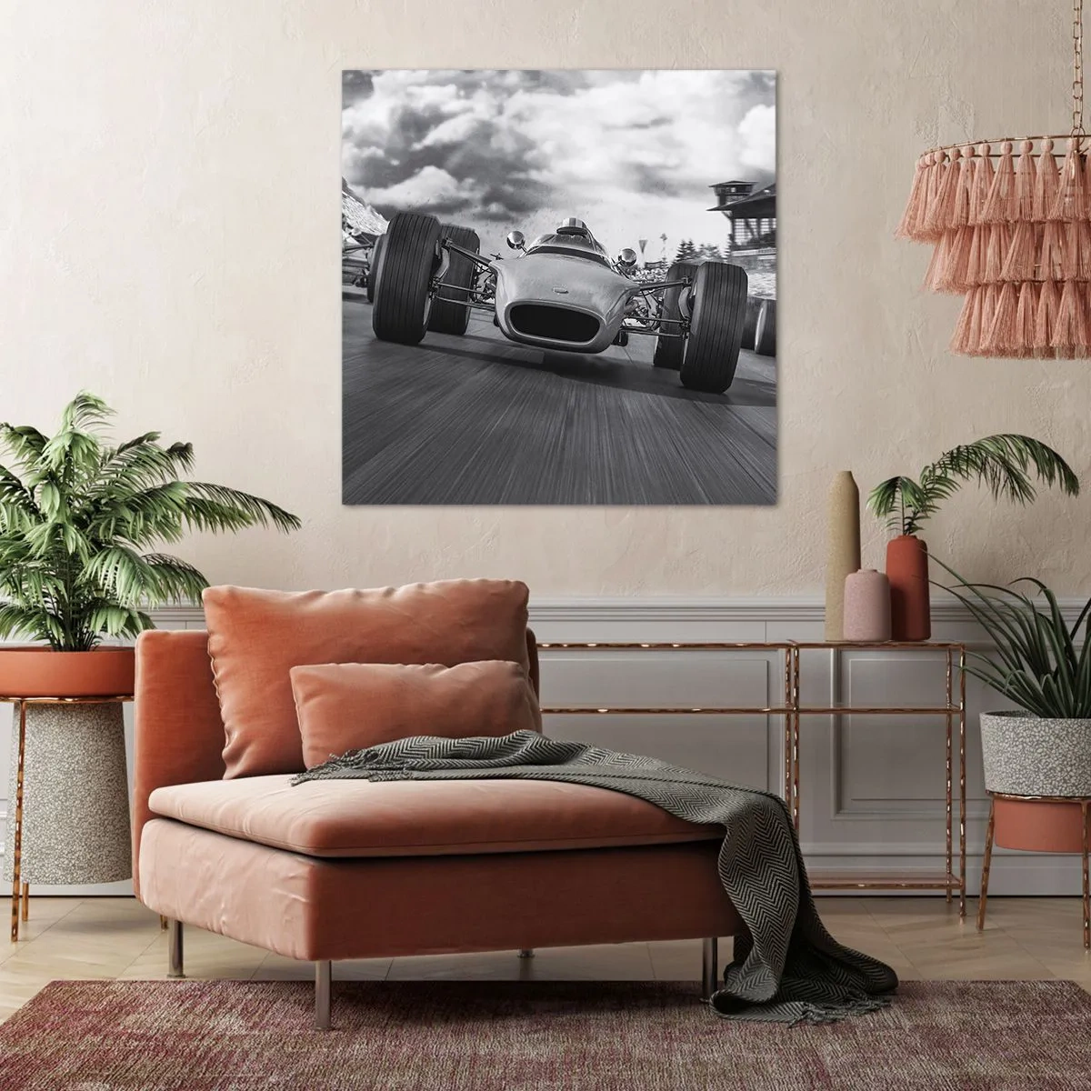 Tablou pe pânză - Cai putere! - 40x40 cm