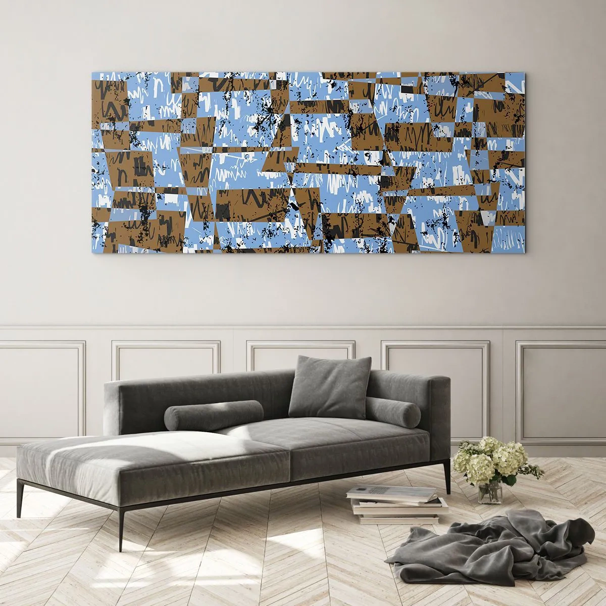 Tablou pe sticlă - Decupaj aparte - 100x40 cm