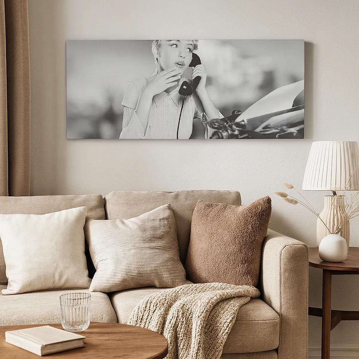 Tablou pe pânză - Bună ziua, suntem în anii '50. - 30x30 cm