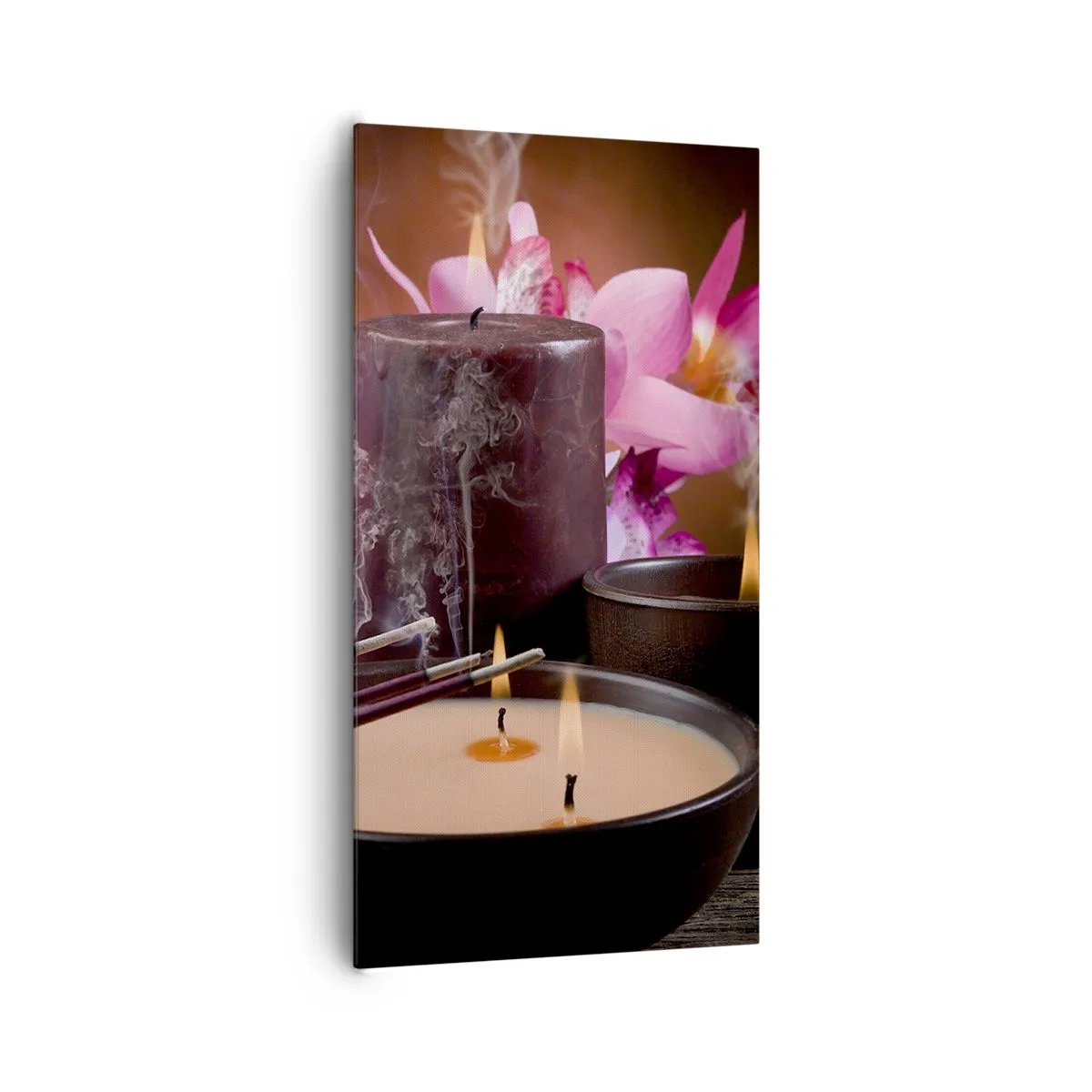 Tablou pe pânză - Eliberați mintea, calmați corpul - 65x120 cm