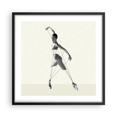 Poster în ramă neagră - Într-un teatru de lumină - 50x50 cm
