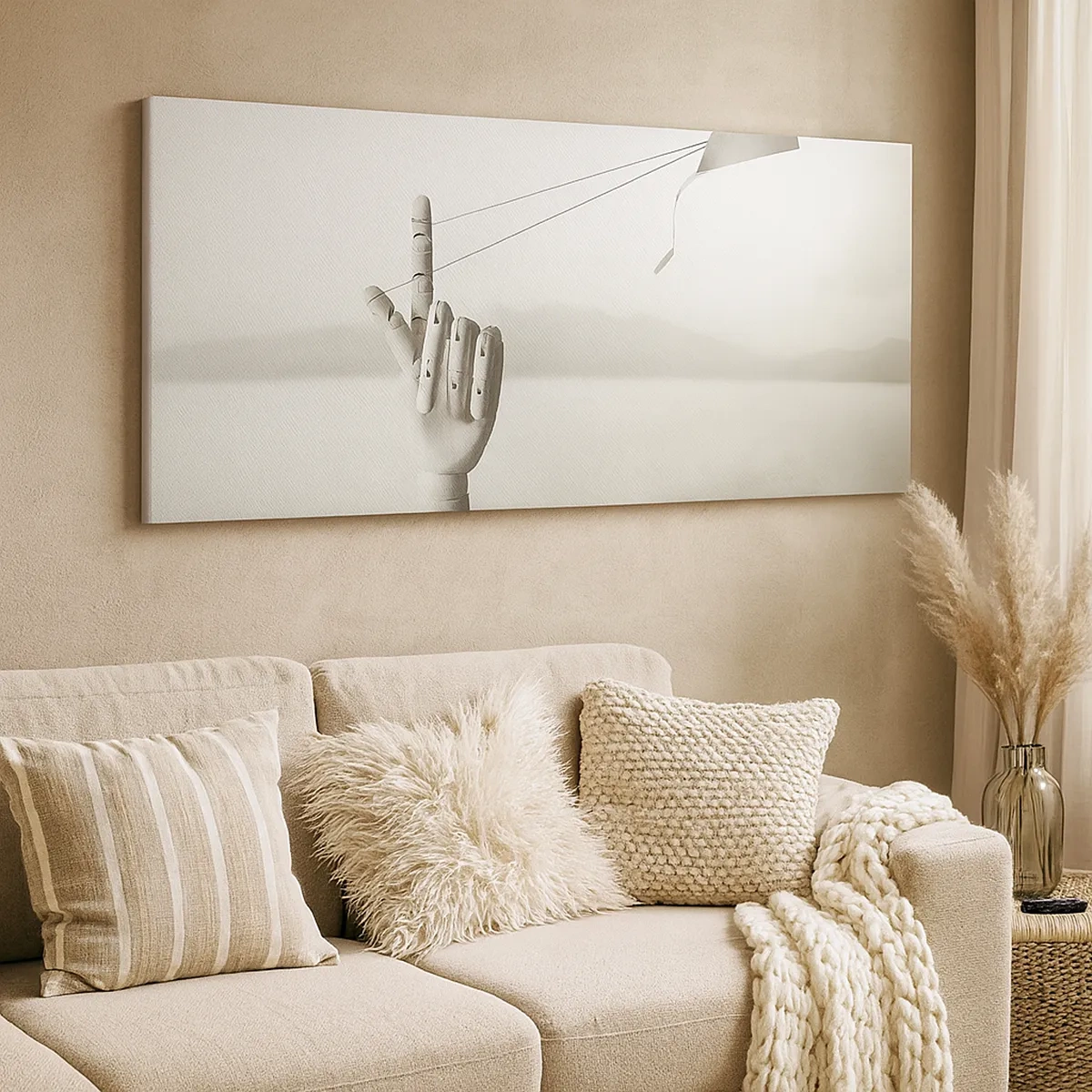 Tablou pe pânză - Încercare de forță - 30x30 cm