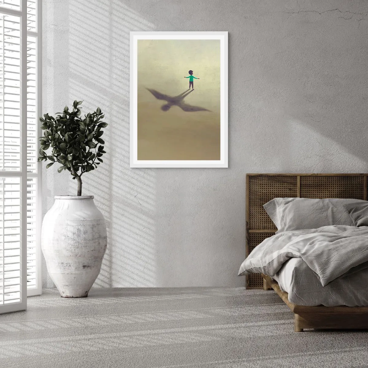 Poster în ramă albă - Eroul viitorului - 30x40 cm