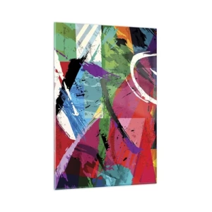 Tablou pe sticlă - Rapid, vioi și plin de viață - 80x120 cm