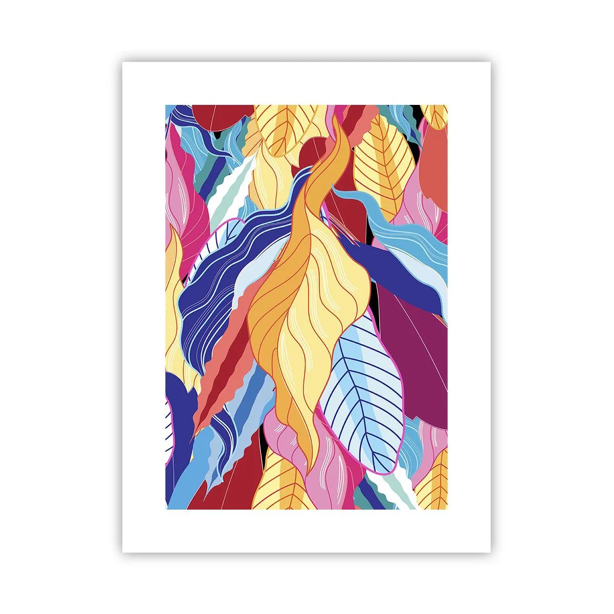 Poster - O dezordine colorată - 30x40 cm