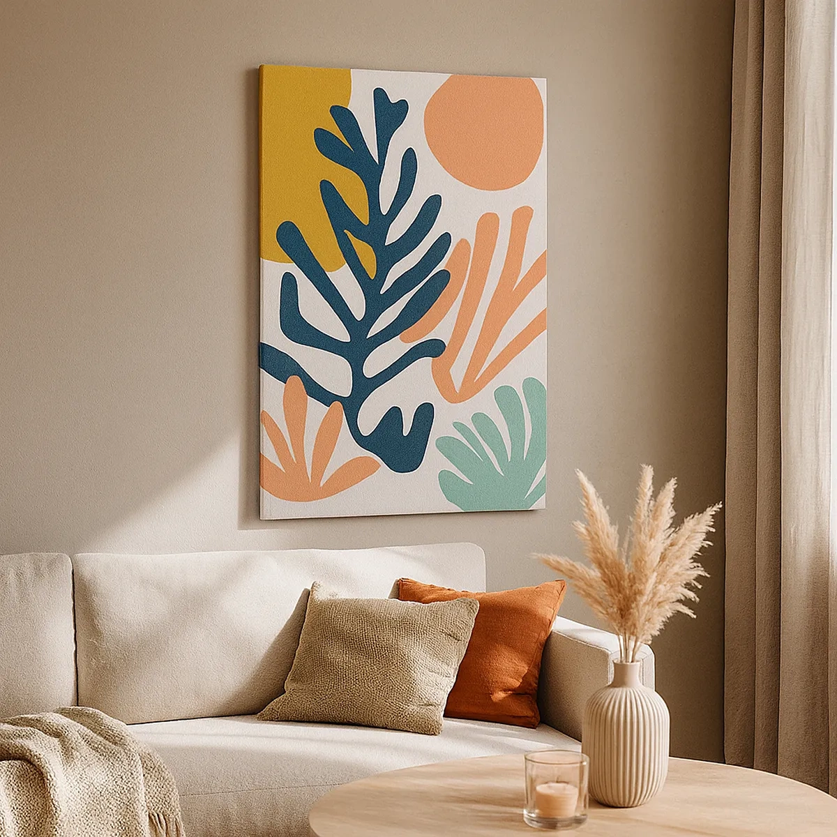 Tablou pe pânză - Mări de corali - 50x70 cm