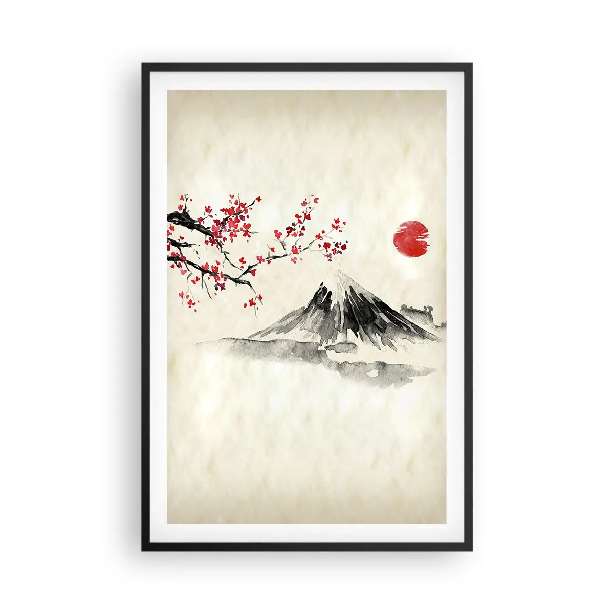 Poster în ramă neagră - Îndrăgostește-te de Japonia - 61x91 cm