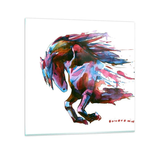 Tablou pe sticlă - În exaltare - 30x30 cm