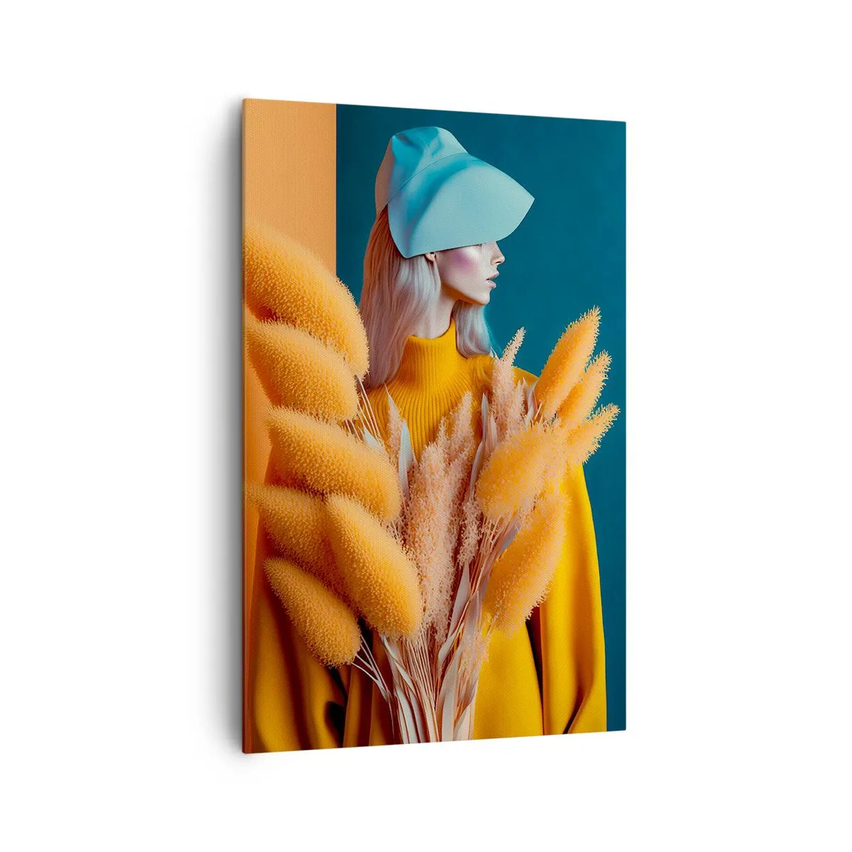 Tablou pe pânză - Portret pufos - 80x120 cm