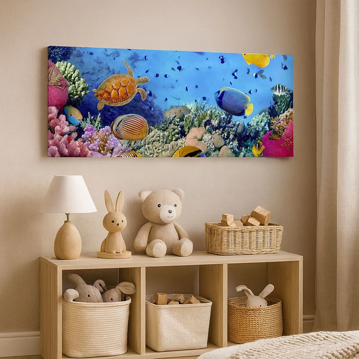 Tablou pe pânză - Și ce știm noi despre viață... - 100x40 cm