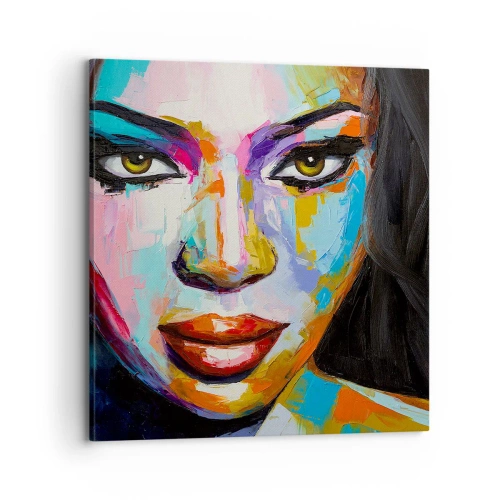 Tablou pe pânză - Nu-ți poți lua ochii de la - 70x70 cm