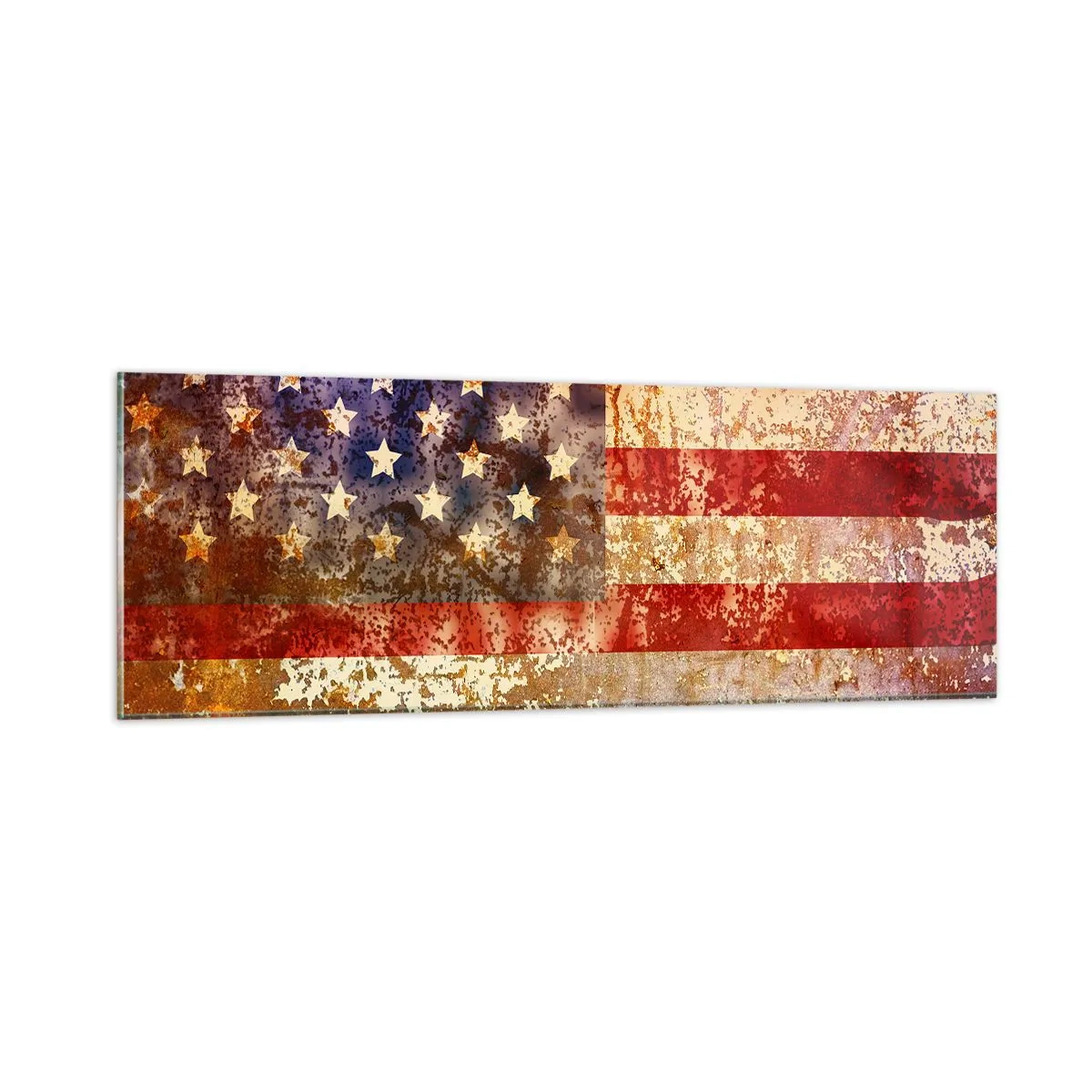 Tablou pe sticlă - Gloria nu trece - 90x30 cm