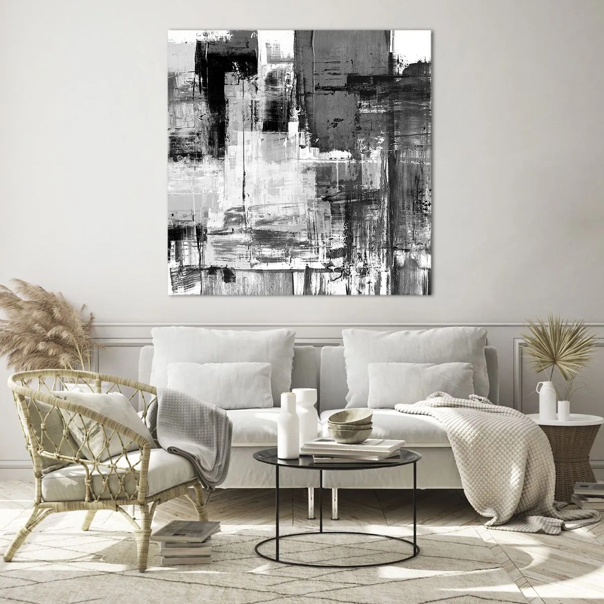 Tablou pe sticlă - Griul este frumos - 50x50 cm