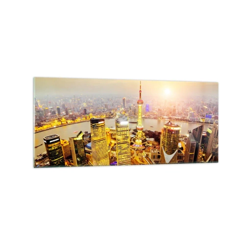 Tablou pe sticlă - Visul asiatic - 120x50 cm