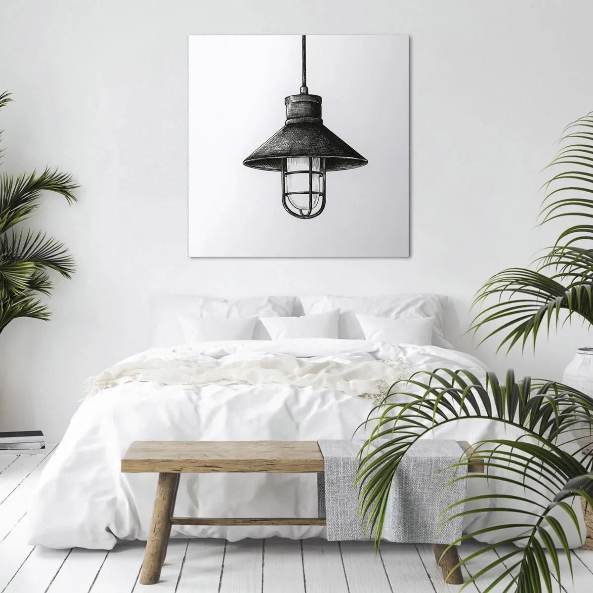 Tablou pe pânză - Cu mulți ani în urmă... - 60x60 cm