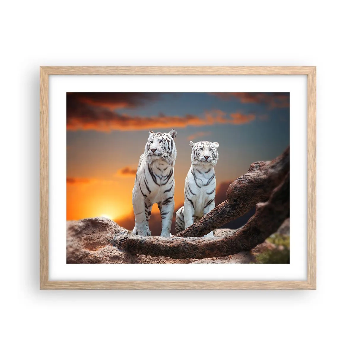 Poster în ramă de stejar deschis - La fel ca în Narnia - 50x40 cm