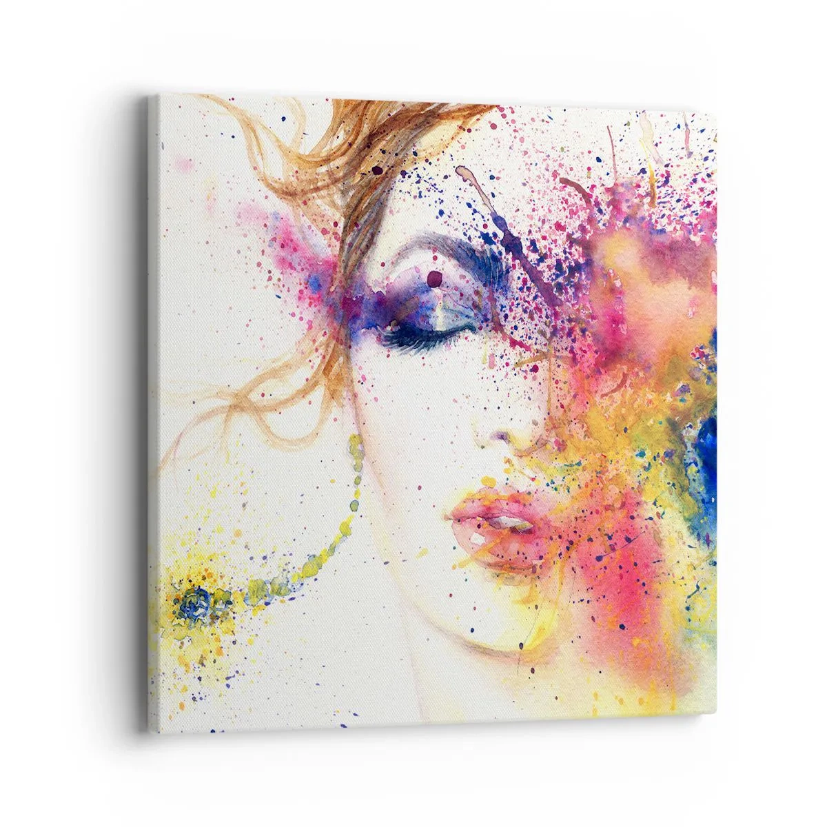 Tablou pe pânză - Amețeala curcubeului - 40x40 cm