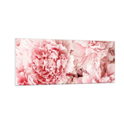 Tablou pe sticlă - Visul roz - 100x40 cm