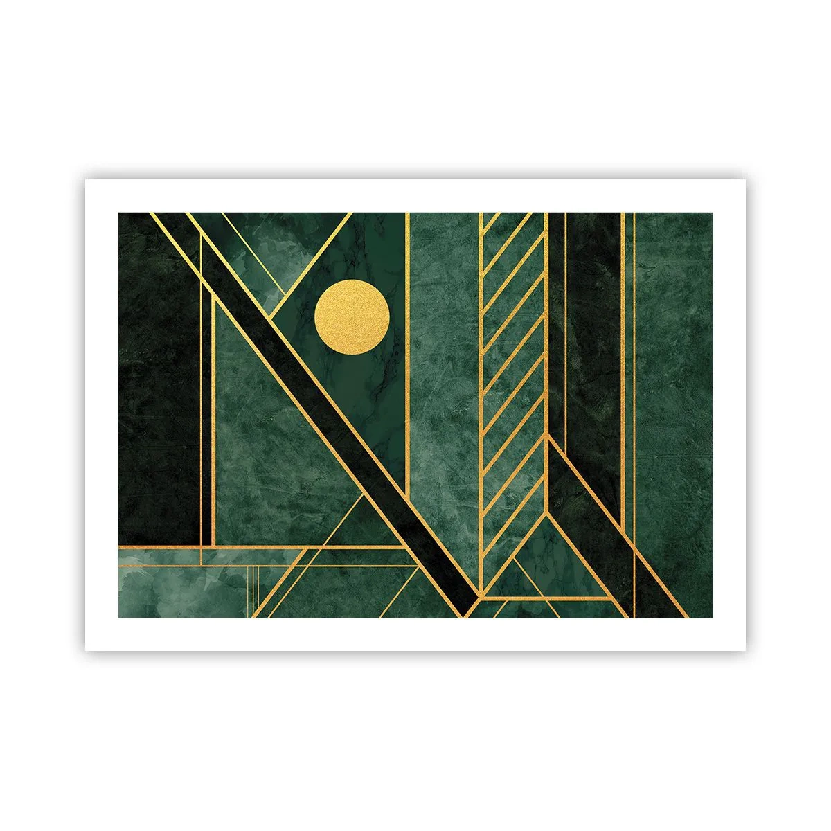 Poster - Dinamica aurului și a azurului - 70x50 cm