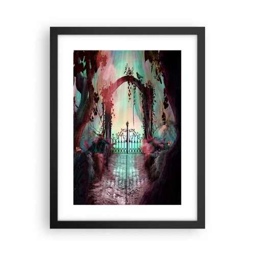 Poster în ramă neagră - Grădina secretă - 30x40 cm