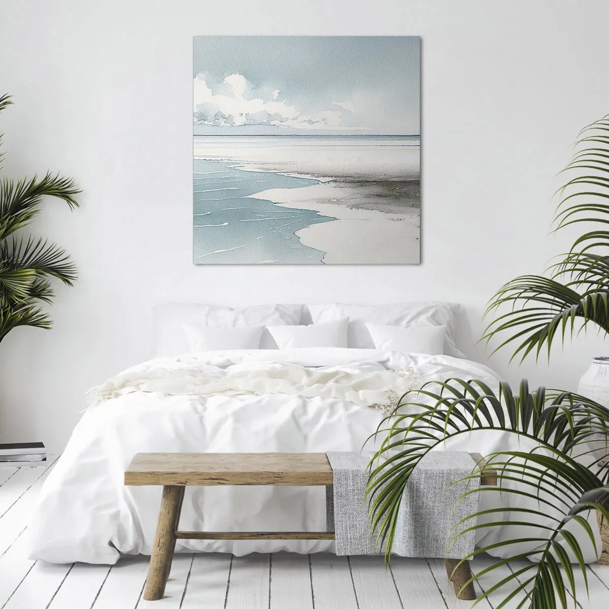 Tablou pe pânză - Mareea blândă - 70x70 cm