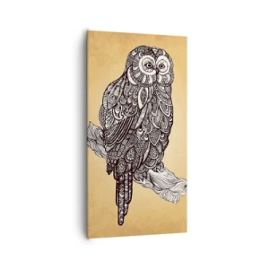 Tablou pe pânză - Ornamente complicate de înțelepciune - 65x120 cm