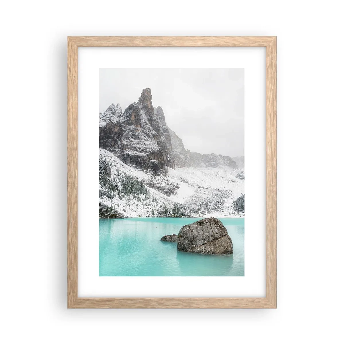 Poster în ramă de stejar deschis - De veghe - 30x40 cm