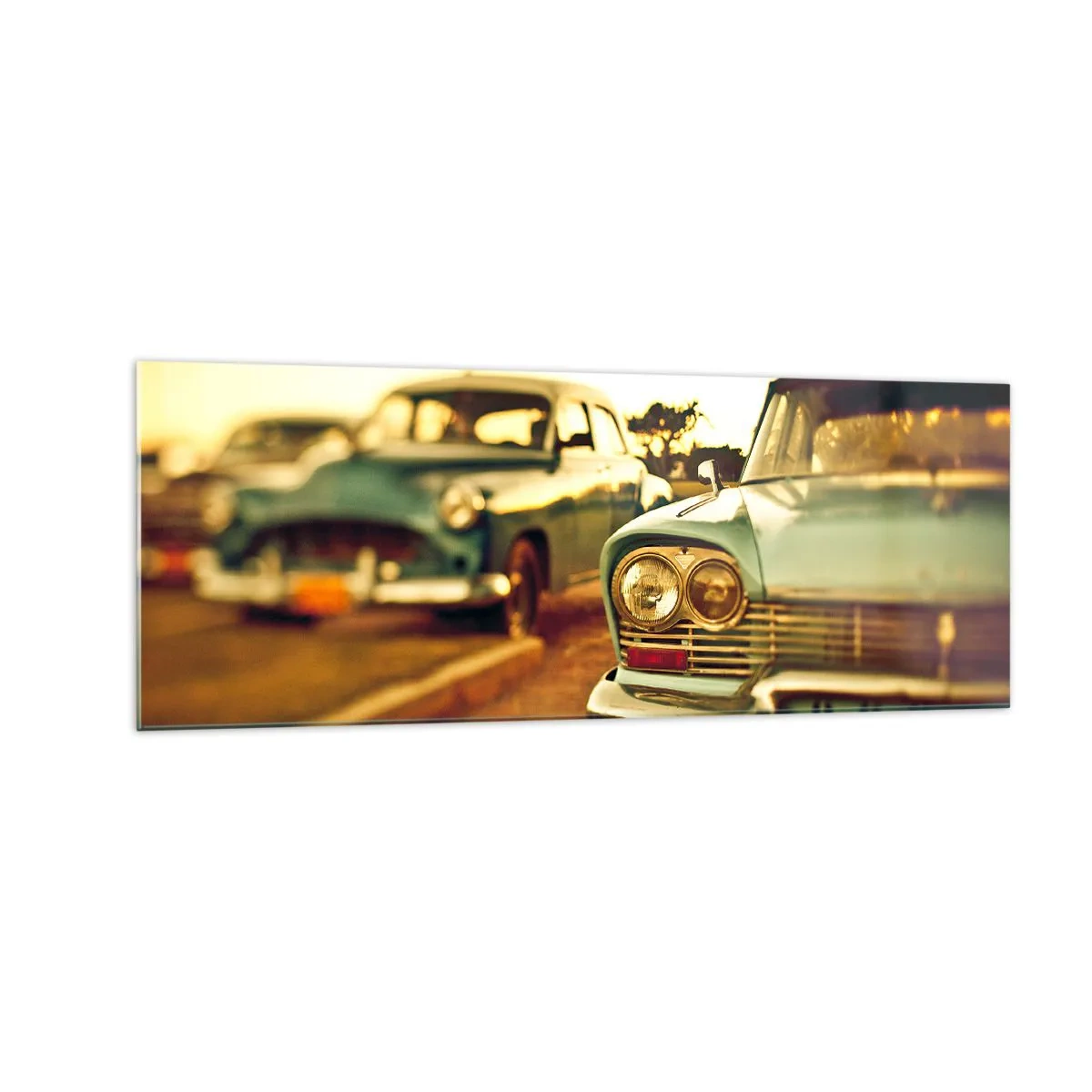 Tablou pe sticlă - Vom aștepta și vom vedea - 140x50 cm