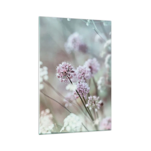 Tablou pe sticlă - Ierburi dulci filigranate - 70x100 cm
