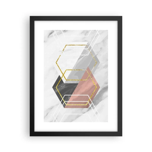 Poster în ramă neagră - Compoziția lanțului - 30x40 cm