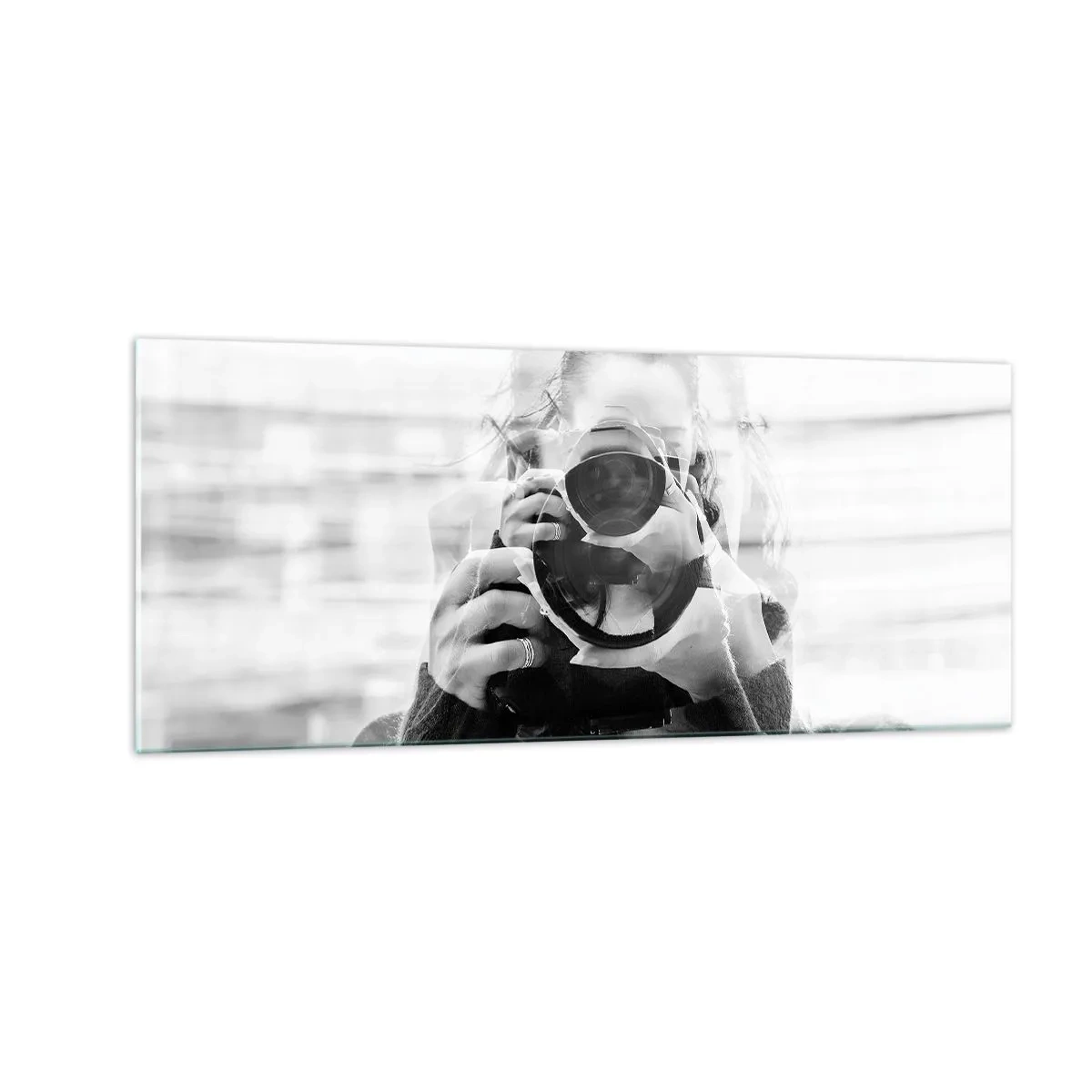 Tablou pe sticlă - Creator și material - 100x40 cm