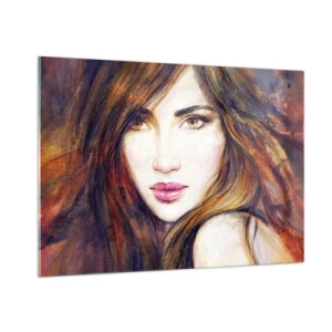 Tablou pe sticlă - Un bănuț pentru gândurile tale - 100x70 cm