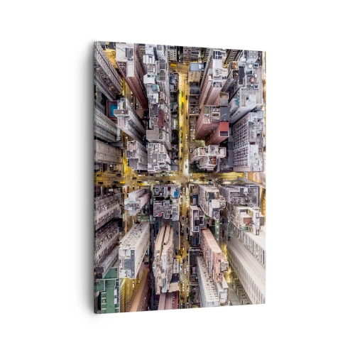 Tablou pe pânză - Salutări din Hongkong - 50x70 cm