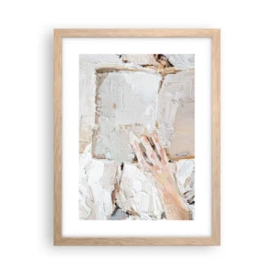 Poster în ramă de stejar deschis - Într-o altă lume - 30x40 cm