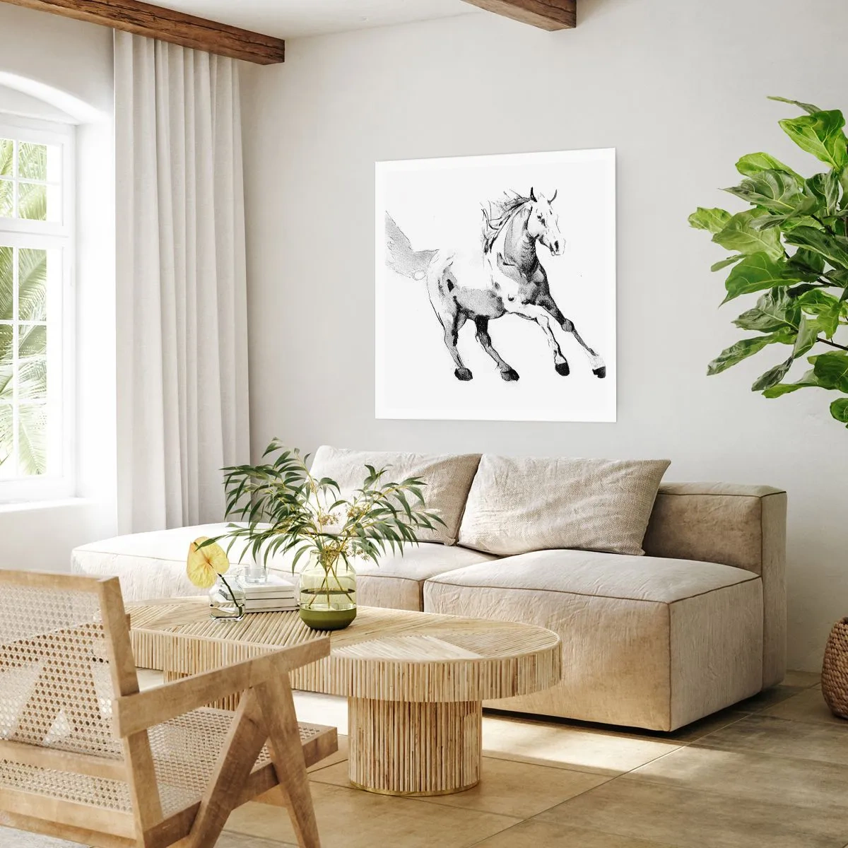 Poster - Suflet neîmblânzit - 60x60 cm