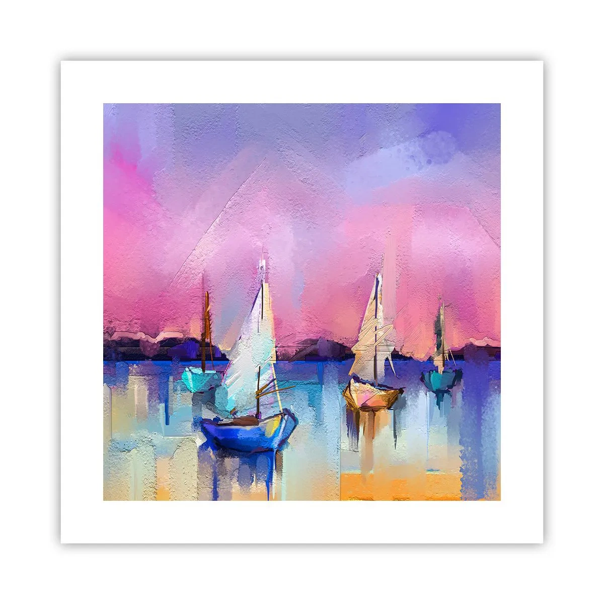 Poster - Direcția: ape largi - 40x40 cm