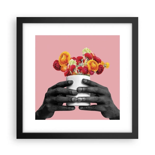 Poster în ramă neagră - Apoteoza vieții - 30x30 cm