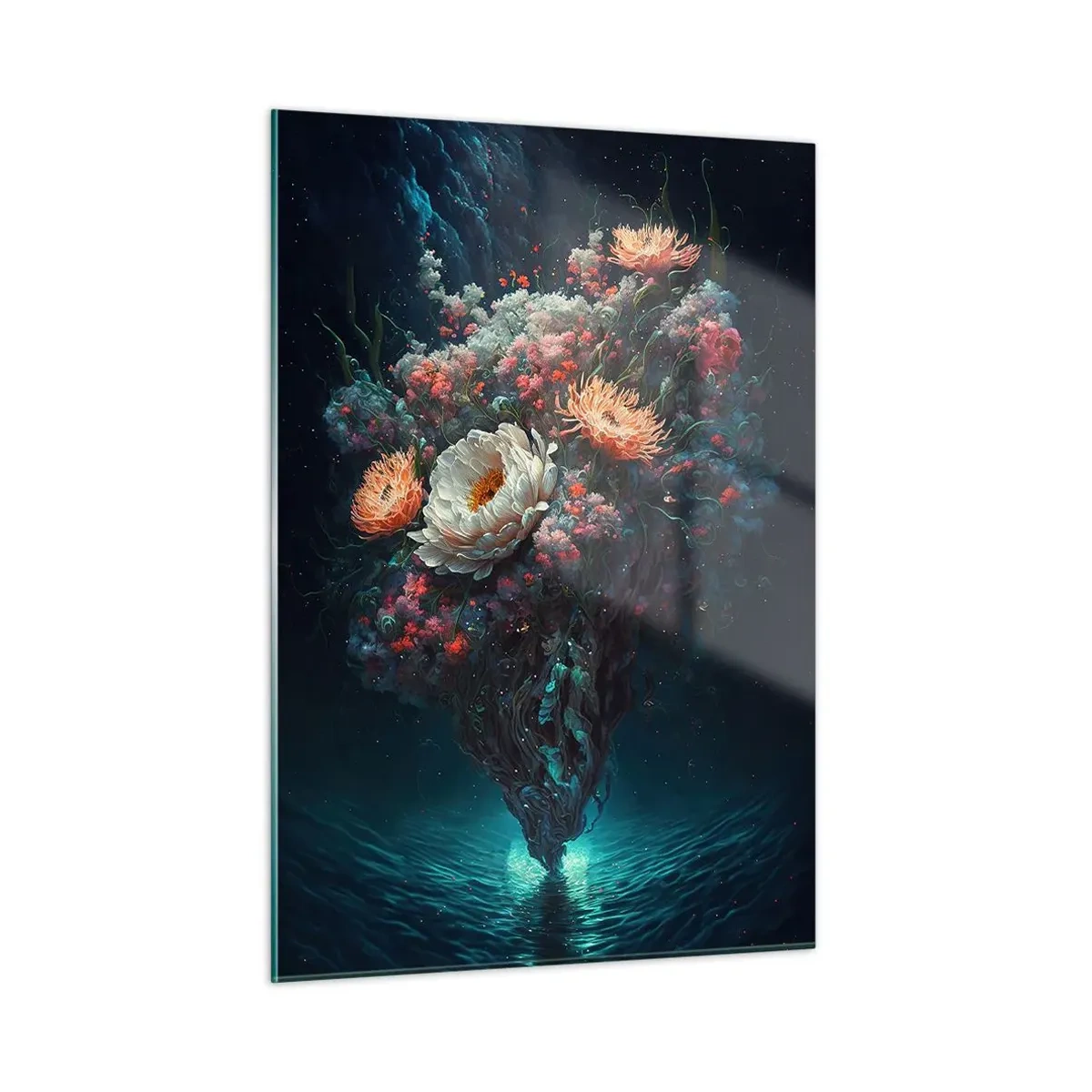 Tablou pe sticlă - Grădină ciudată - 50x70 cm