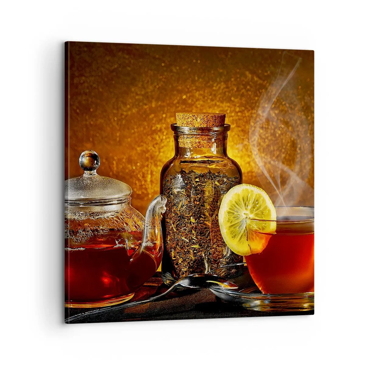 Tablou pe pânză - În stilul maeștrilor olandezi - 60x60 cm