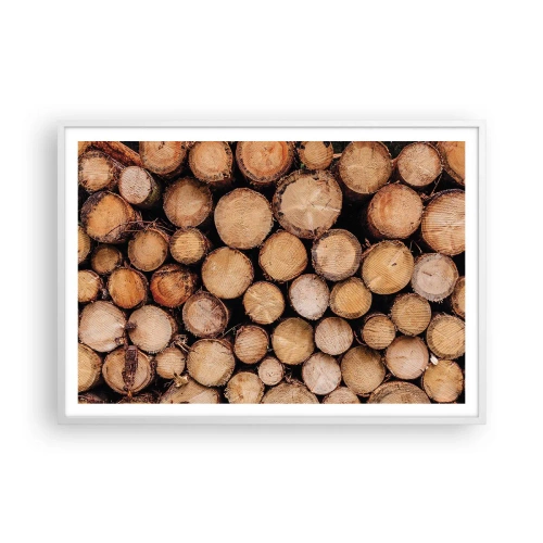 Poster în ramă albă - Un nou început - 100x70 cm