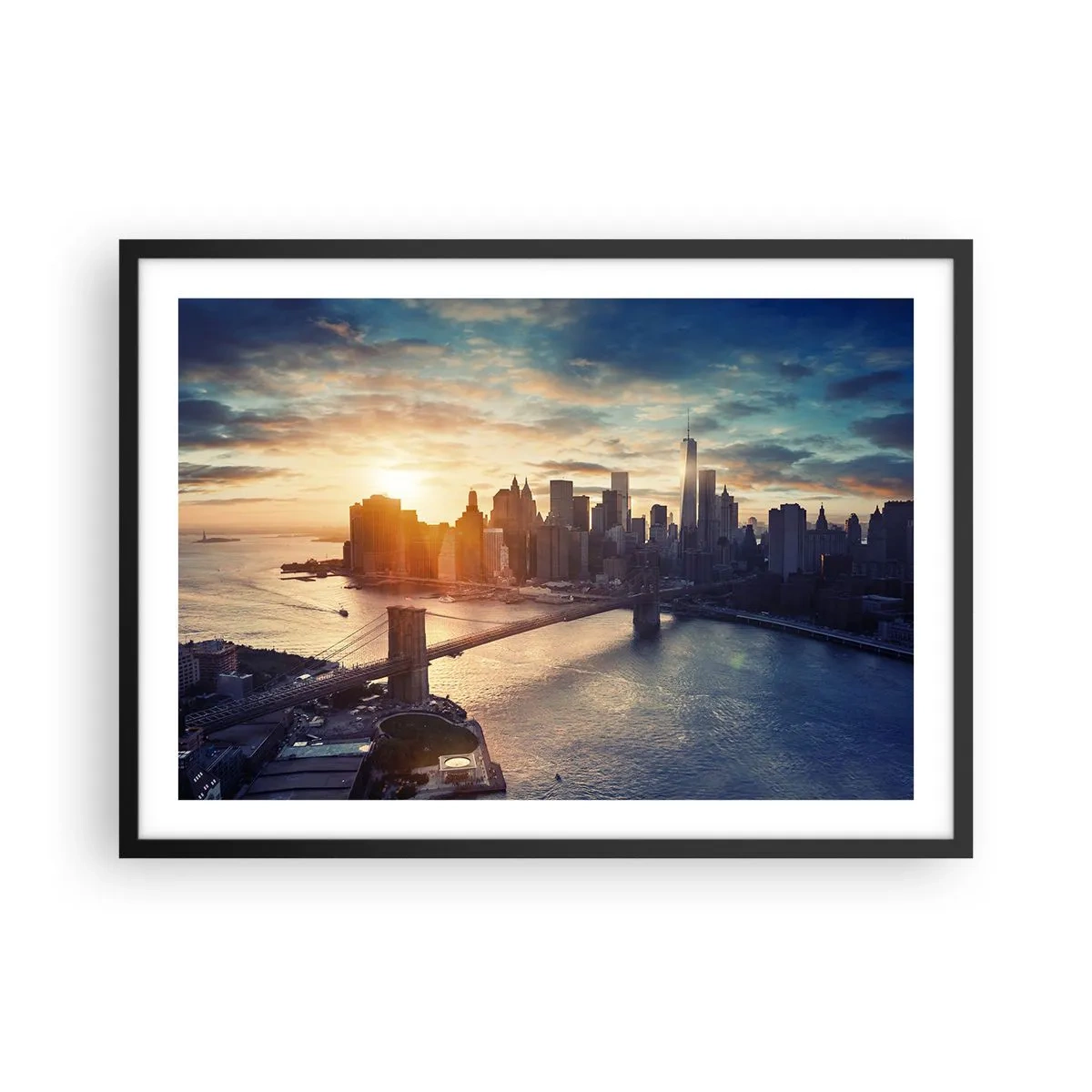 Poster în ramă neagră - Un monument al culturii occidentale - 70x50 cm
