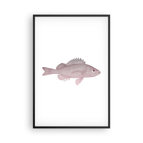 Poster în ramă neagră - Pește cu ochi mari - 61x91 cm