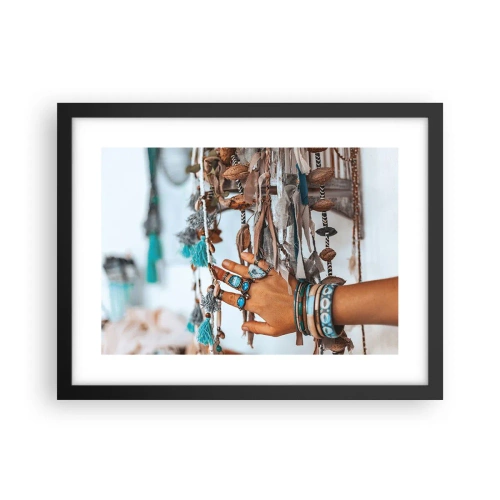 Poster în ramă neagră - Comori locale - 40x30 cm