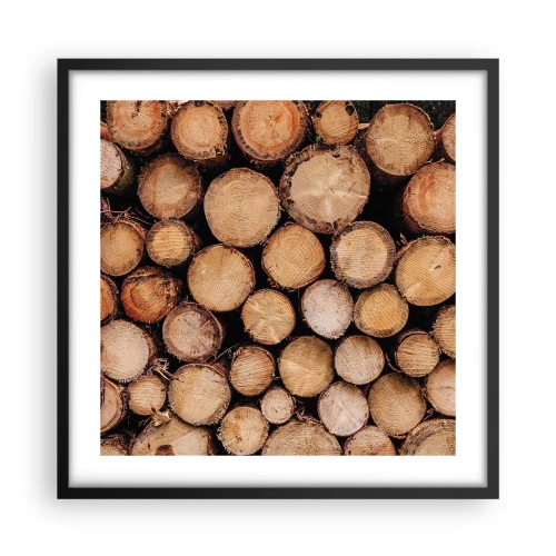 Poster în ramă neagră - Un nou început - 50x50 cm