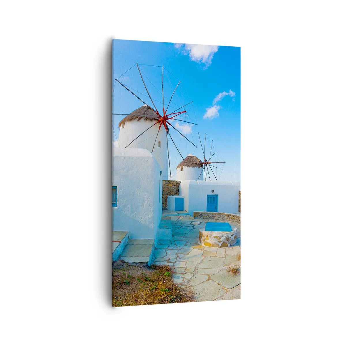 Tablou pe pânză - Vânt albastru dinspre mare - 65x120 cm