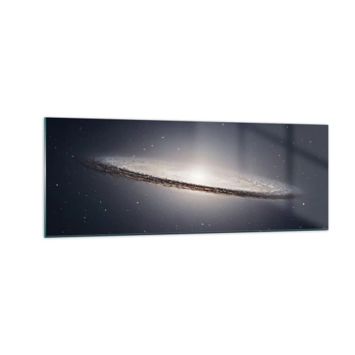 Tablou pe sticlă - Cu mult timp în urmă, într-o galaxie foarte, foarte îndepărtată... - 140x50 cm