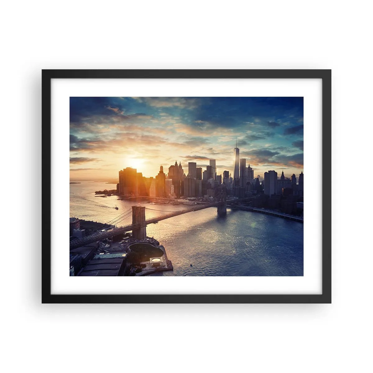 Poster în ramă neagră - Un monument al culturii occidentale - 50x40 cm